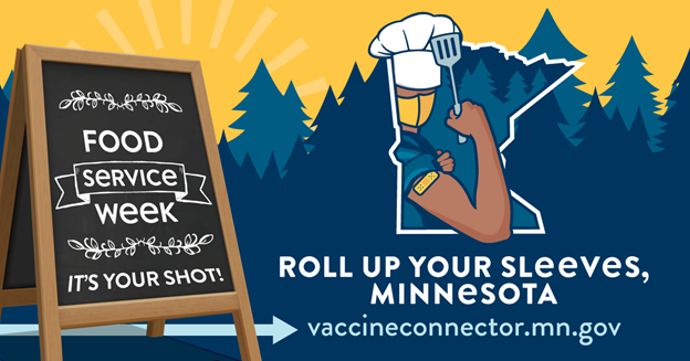 image Food Service Week for COVID vaccine. 