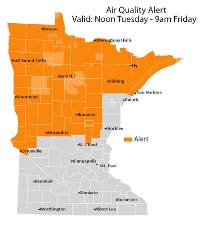 Air quality map