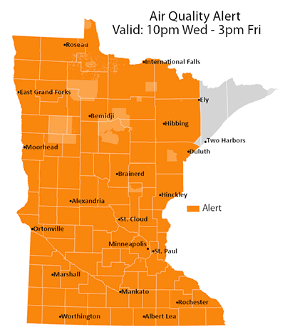 Air quality map