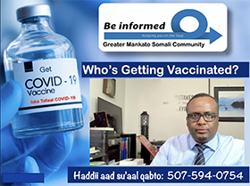 Greater Mankato Somali Community be informed on who's getting vaccinated