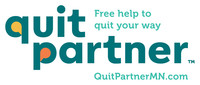 Quit Partner logo with tagline "Free help to quit your way" and URL QuitPartnerMN.com