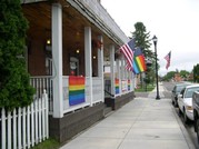 The Grant House in nearby Rush City gets in the spirit of Pride