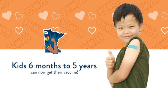 Kids 6 months to 5 years can now get their vaccine! 