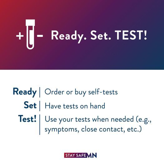 Ready Set Test! StaySafeMN