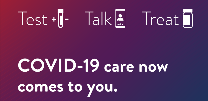 Test to Treat telehealth banner