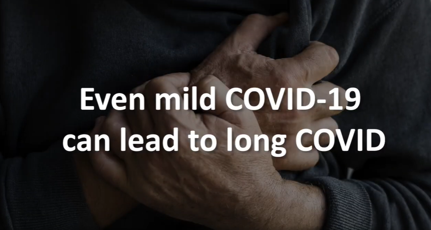 Even mild COVID-19 can lead to long COVID