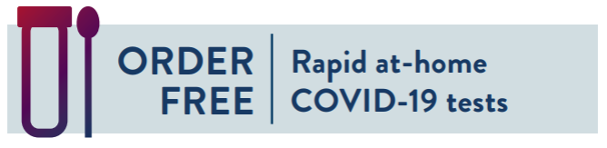 MDH free COVID test banner