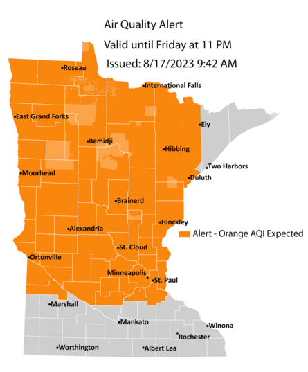 air quality map for 8/17/23