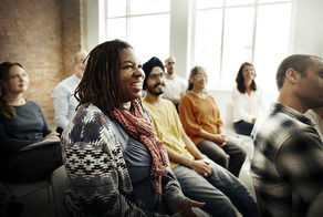 Group of People Attending a Conference
