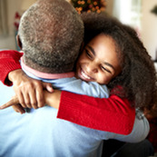 family members hugging