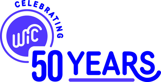 logo 50 years of WIC
