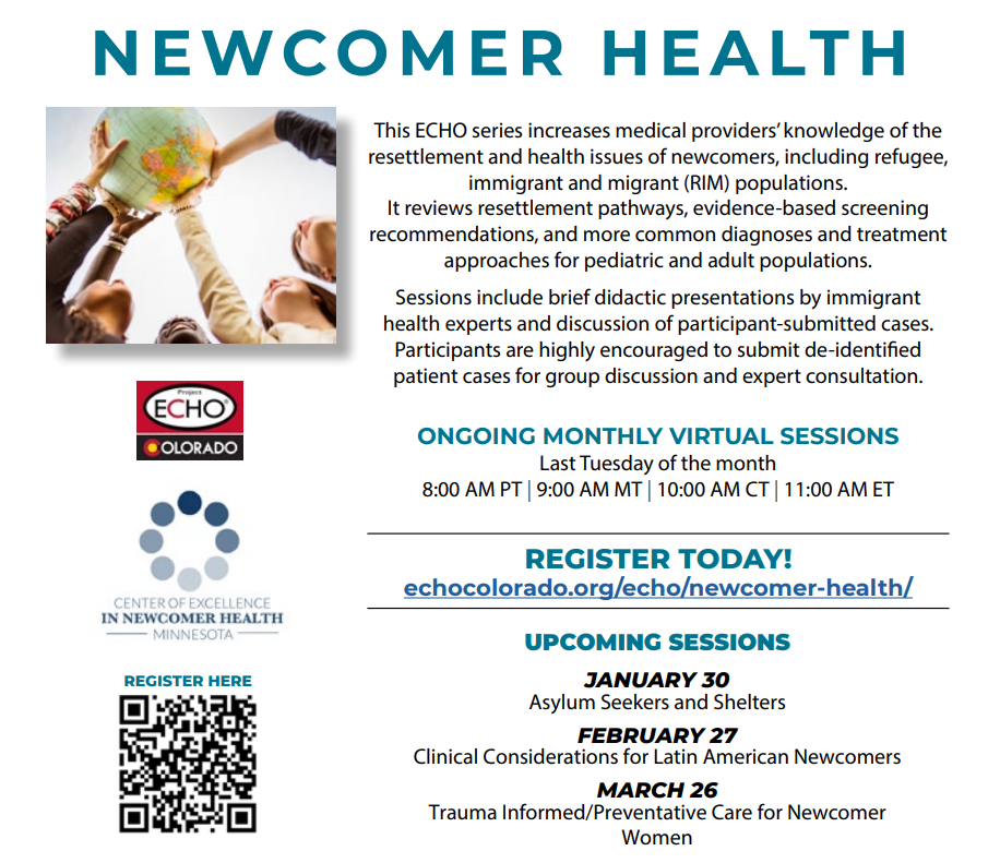 2024 ECHO Colorado Newcomer Health Series