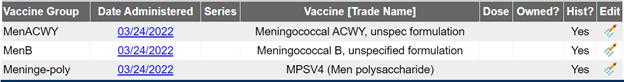 ACWY, B, or quadrivalent polysaccharide vaccine that doesn’t fit the options