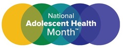 National Adolescent Health Month logo