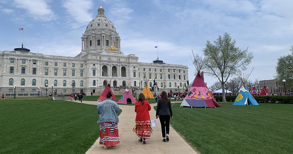 American Indian event at the Minnesota State Capitol