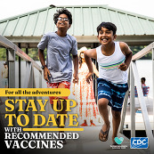 Stay up-to-date-on vaccines poster