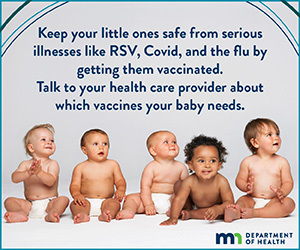 Keep little ones safe from RSV, Covid, and the flu by getting them vaccinated