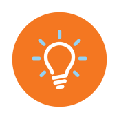 Graphic of a lightblulb