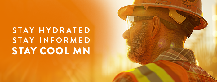 Stay Hydrated Stay Informed Stay Cool MN graphic