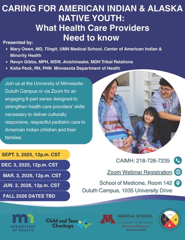 Caring for American Indian & Alaska Native Youth: What Health Care Providers Need to Know flyer
