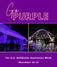 Go Purple for U.S. Antibiotic Awareness Week: November 18-24