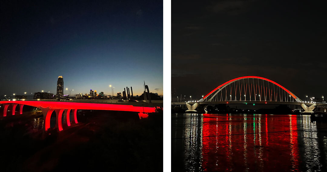SCDAM bridge lighting