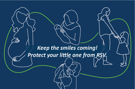 Keep the smiles coming! Protect your little one from RSV.