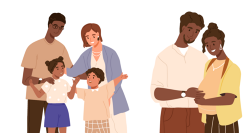 Illustration of families