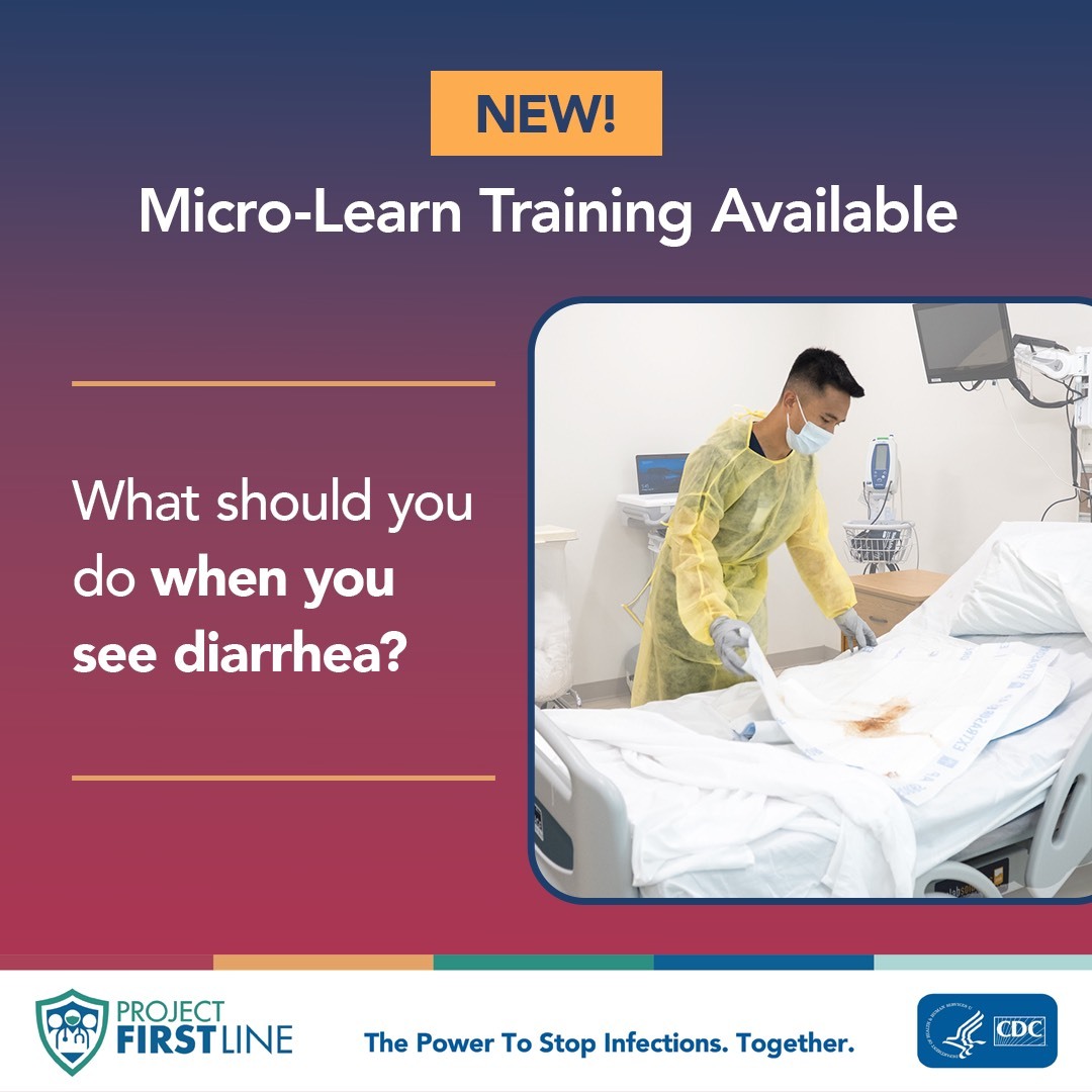 CDC Project Firstline Micro-Learn Available - what should you do when you see diarrhea