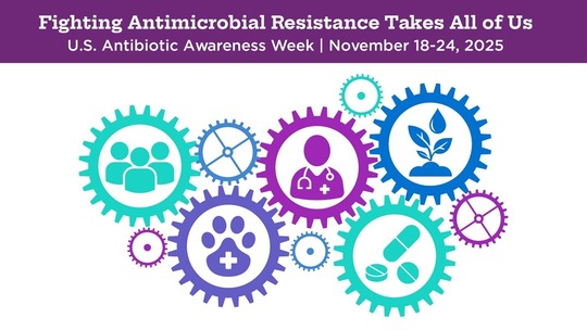 Fighting antimicrobial resistance takes all of us: U.S. antibiotic awareness week | Nov. 18-24, 2025