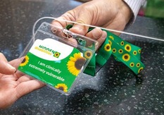 image of lanyard for Hidden Disability Sunflower Lanyard Program 