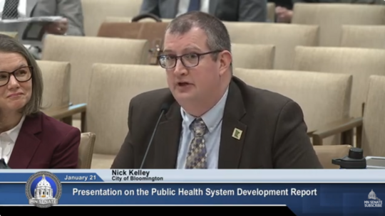 JLT members present to the Minnesota Senate