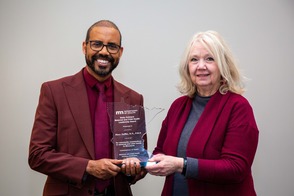 Mary Zaffke and Dr. Tura 