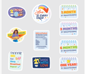 breastfeeding encouragement stickers