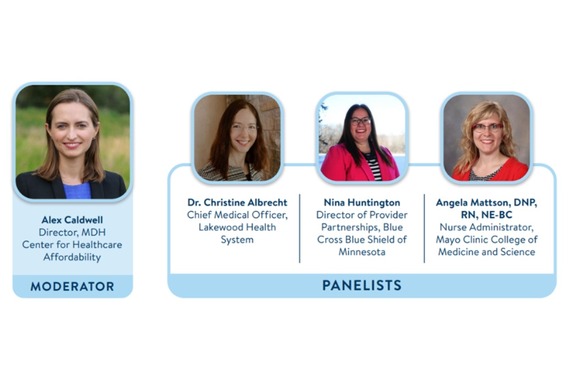 Images of Moderator and panelists for the Sustainability Summit session 2.