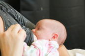 baby breastfeeding