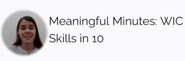 Meaningful Minutes
