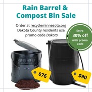 Rain Barrel and Compost Bin