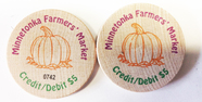 Farmers Market Tokens