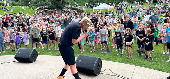 Koo Koo band on stage at Summer Fest