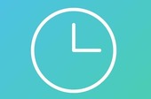Clock showing quarter of an hour