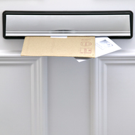 Home mail slot.