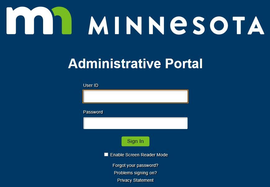 Portal Login Page