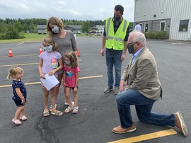 GTW masked with children