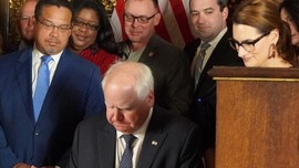 MN Governor Walz signing legislation