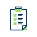 checklist on clipboard