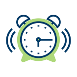 Ringing alarm clock 