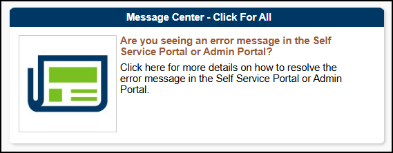 Message Center Tile