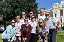 OAR and DOC staff at the Walk for Recovery