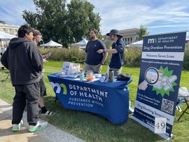 MDH staff at the Walk for Recovery